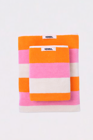Handtuch - Orange Pink Creme